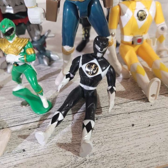 Vintage Might Morphin Power Rangers Zeo Warrior 10 Action Figure Lot - Picture 6 of 10